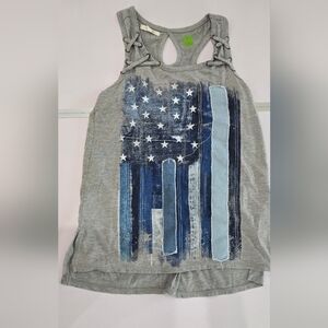 Maurice's American flag tank